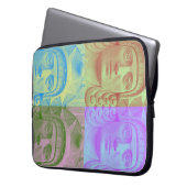 Art Déco Steinkopfbildhauer - Laptop-Sieb Laptopschutzhülle (Vorderseite Links)