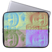 Art Déco Steinkopfbildhauer - Laptop-Sieb Laptopschutzhülle (Vorderseite)