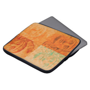 Art Déco Steinkopfbildhauer - Laptop-Sieb Laptopschutzhülle