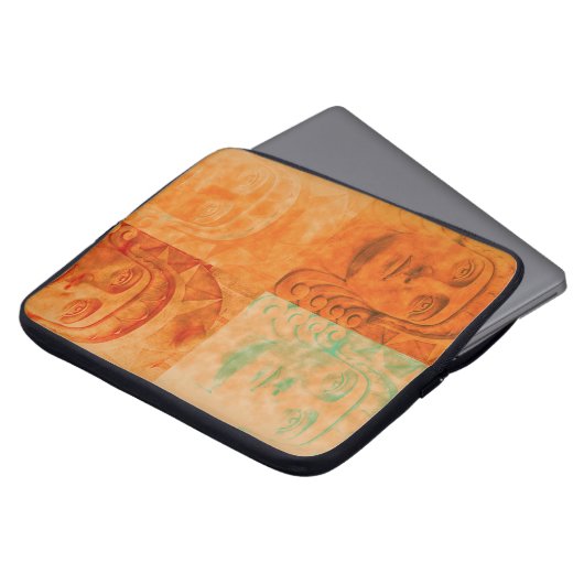 Art Déco Steinkopfbildhauer - Laptop-Sieb Laptopschutzhülle (Vorne Oben)