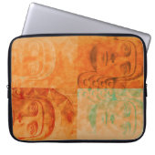 Art Déco Steinkopfbildhauer - Laptop-Sieb Laptopschutzhülle (Vorderseite)