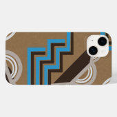 Art-Déco-Stil Abstraktes Design Case-Mate iPhone Hülle (Rückseite (Horizontal))