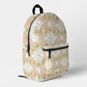Art-Deco-Stil Bedruckter Rucksack