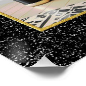 Art Deco Stil Cocktail Cabinet Poster. Poster (Ecke)