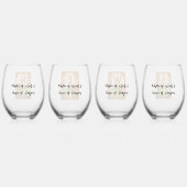 Art Deco Stil Mahjong Winde & Drachen Weinglas Ohne Stiel (Hinten)