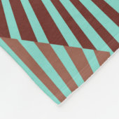 Art Deco Stil nahtlose Muster Textur Fleecedecke (Ecke)