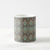 Art Deco Stil nahtlose Muster Textur Kaffeetasse (Mittel)