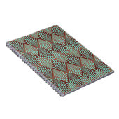 Art Deco Stil nahtlose Muster Textur Notizblock (Rechte Seite)