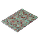 Art Deco Stil nahtlose Muster Textur Notizblock (Linke Seite)