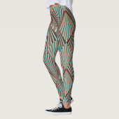 Art Deco Stil, nahtlose Textur. Leggings (Links)