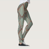 Art Deco Stil, nahtlose Textur. Leggings (Rechts)
