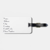 Art Deco Stil New York Illustration Gepäckanhänger (Rückseite horizontal)