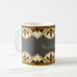 Art-Deco-Stil Personalisiert Kaffeetasse