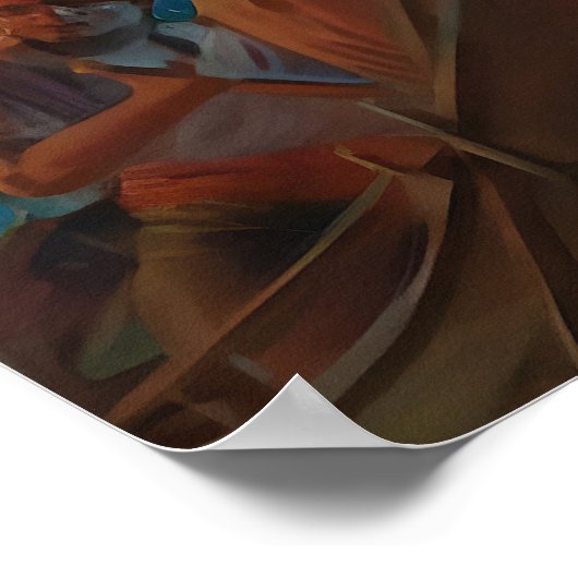 Art-Deco-Stil Poster (Ecke)