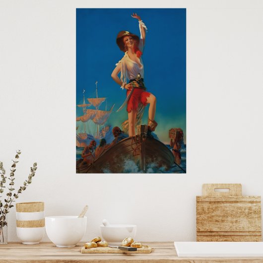 Art-Deco-Stil Poster (Küche)