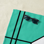 Art Deco Strandtuch (Beispiel)