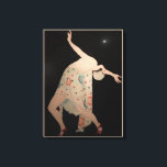 Art Deco Stretched Leinwand Flapper Girl 18x24<br><div class="desc">New Yorker Leinwand New Orleans Club New Orleans Club New Orleans Club</div>