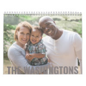 Art Deco Stroke Schriftart | Foto 2026 Kalender (Titelbild)