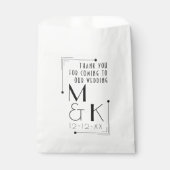 Art Deco Style 1920er Jahre Danke Gastgeschenk Hoc Geschenktütchen (Vorderseite)