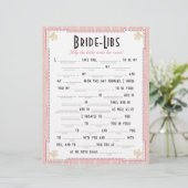 Art Deco Style Bride Libs Game (Stehend Vorderseite)