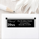 Art Deco Style Graduation Party Address Labels (Insitu)