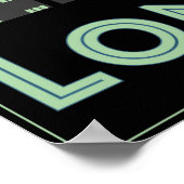 Art Deco Style London Poster (Ecke)