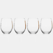 Art Deco Style Mahjong Winds & Dragons Weinglas Ohne Stiel (Rechts)