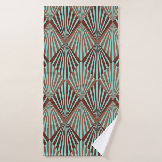 Art Deco style seamless pattern texture Badehandtuch (Badehandtuch)