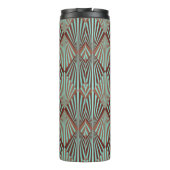 Art Deco style seamless pattern texture Thermosbecher (Rückseite)