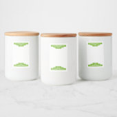 Art deco sun element in lime green lebensmitteletikett (Flaschen)