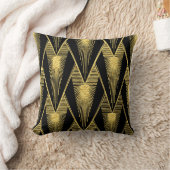 Art Deco Sunburst Drop Kissen (Decke)