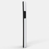 Art Deco Sunburst Muster in Weiß und Limon, Fall M Case-Mate iPhone Hülle (Hinten/Rechts)