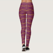 Art Deco Sunrise Leggings (Rückseite)