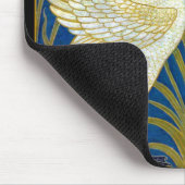 Art Deco Swans Mousepad (Ecke)