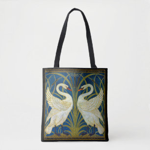 Art Deco Swans Tasche