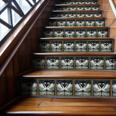 Art Deco Swans Wand Deco Kunst, Dichtung und Musik Fliese