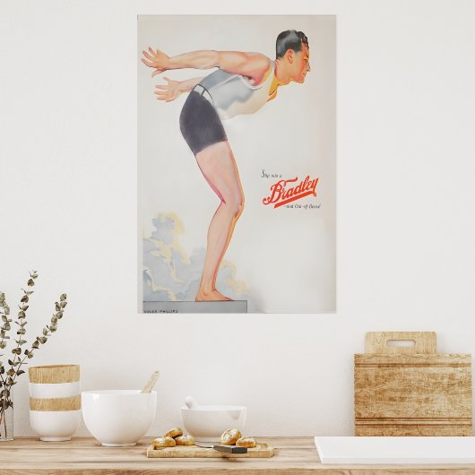 Art Déco Swimwear von Coles Phillips Poster (Küche)
