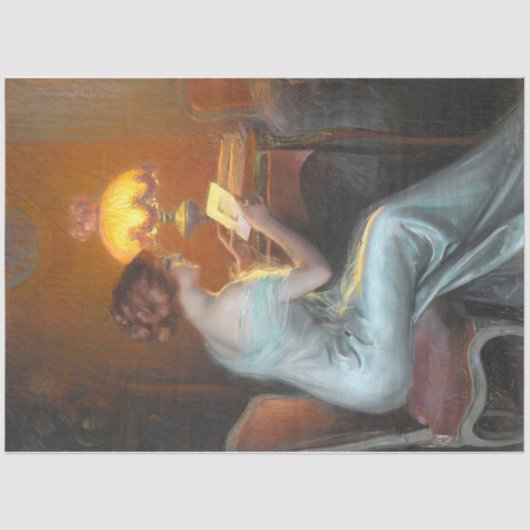 Art-Deco-Szene von Delphin Enjolras Decoupage Seidenpapier (Vorderseite)