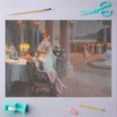 Art-Deco-Szene von Delphin Enjolras Decoupage Seidenpapier (Basteln)