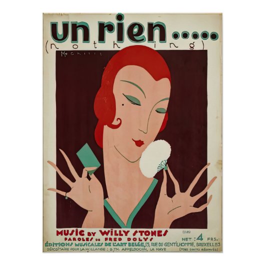Art Deco Tango in den 1920er Jahren Poster (Vorderseite)