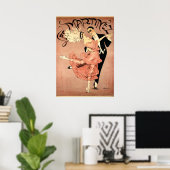 Art Deco ~ Tango-Tänzer 1920 Poster (Heimbüro)