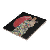 Art Deco Tanzen, Vintage Liebe und Romantik Fliese (Seite)