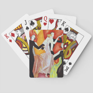 Art Deco Tanzende Paare Ballsaal 1920er Jahre Spielkarten