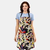 Art Deco Tanzende Paare Muster | 1920er Jazz Age Schürze (Getragen)