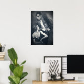 Art Deco Tänzer Berber und Droste Poster (Heimbüro)