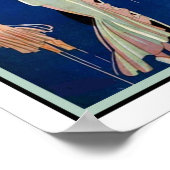 Art-Déco-Tanzpaare der 1930er Jahre Poster (Ecke)