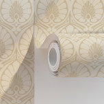 Art Deco Tapete<br><div class="desc">Mit der "Minimalistischen botanischen Elegance"-Tapete können Sie Ihren Lebensraum verbessern. Dieses raffinierte Design zeichnet sich durch delikate, weiße Blätter aus, die sich harmonisch auf einem ruhigen, schlängelgrünen Hintergrund verflechten. Die minimalistische, aber feine, weiße Linienkunst der Blätter schafft ein Gefühl von Ruhe und Raffinesse, das sich perfekt für moderne und zeitgenössische...</div>