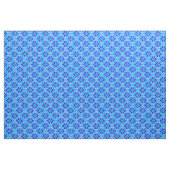 Art Deco Tapete Muster, Cerulean Blue Stoff (Fat Quarter (45,7 x 55,9 cm))
