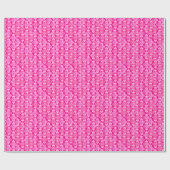 Art Deco Tapete Muster, Fuchsia Pink Geschenkpapier (Flach)