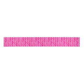 Art Deco Tapete Muster, Fuchsia Pink Ripsband (Vorderseite)